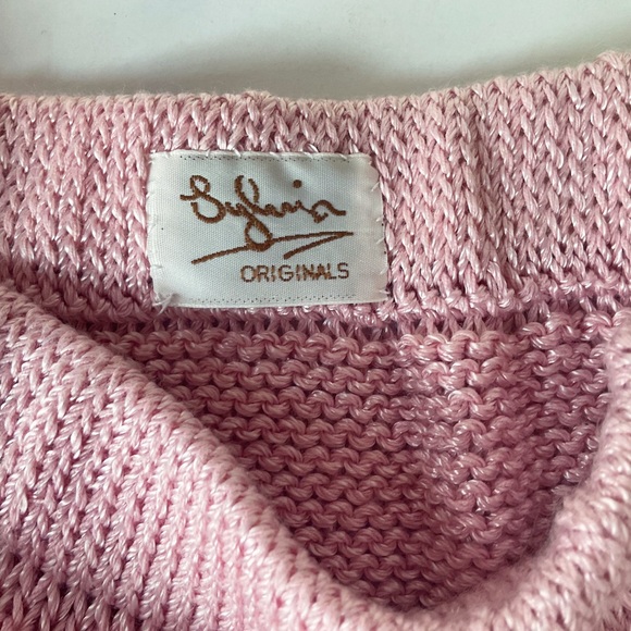 Vintage 1980’s Custom Knit Pink Two Piece Sweater and Skirt Set - Picture 15 of 15